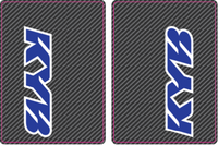 KYB Fork Tube Decals | Carbon Fiber